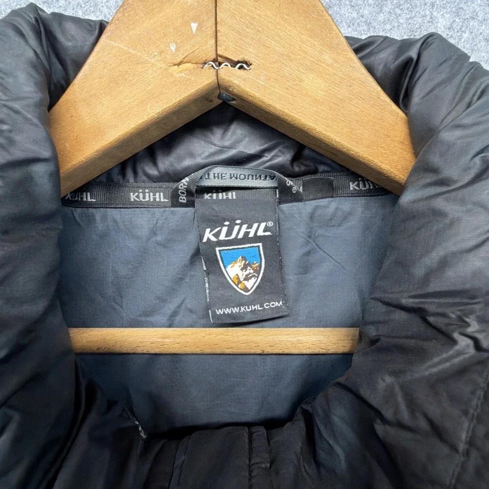 Kuhl Kadence Quilted Jacket Mens Medium Black Full Zip Insulated Shacket